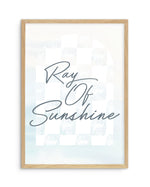 Ray of Sunshine Art Print-PRINT-Olive et Oriel-Olive et Oriel-A5 | 5.8" x 8.3" | 14.8 x 21cm-Oak-With White Border-Buy-Australian-Art-Prints-Online-with-Olive-et-Oriel-Your-Artwork-Specialists-Austrailia-Decorate-With-Coastal-Photo-Wall-Art-Prints-From-Our-Beach-House-Artwork-Collection-Fine-Poster-and-Framed-Artwork