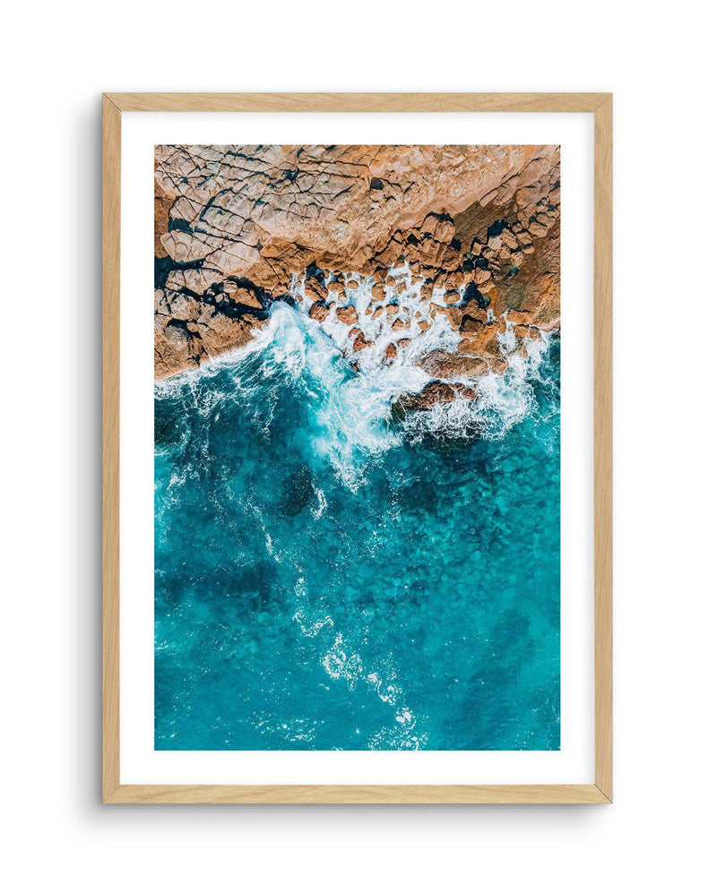 Short Point Headland I Art Print-PRINT-Olive et Oriel-Olive et Oriel-A5 | 5.8" x 8.3" | 14.8 x 21cm-Oak-With White Border-Buy-Australian-Art-Prints-Online-with-Olive-et-Oriel-Your-Artwork-Specialists-Austrailia-Decorate-With-Coastal-Photo-Wall-Art-Prints-From-Our-Beach-House-Artwork-Collection-Fine-Poster-and-Framed-Artwork