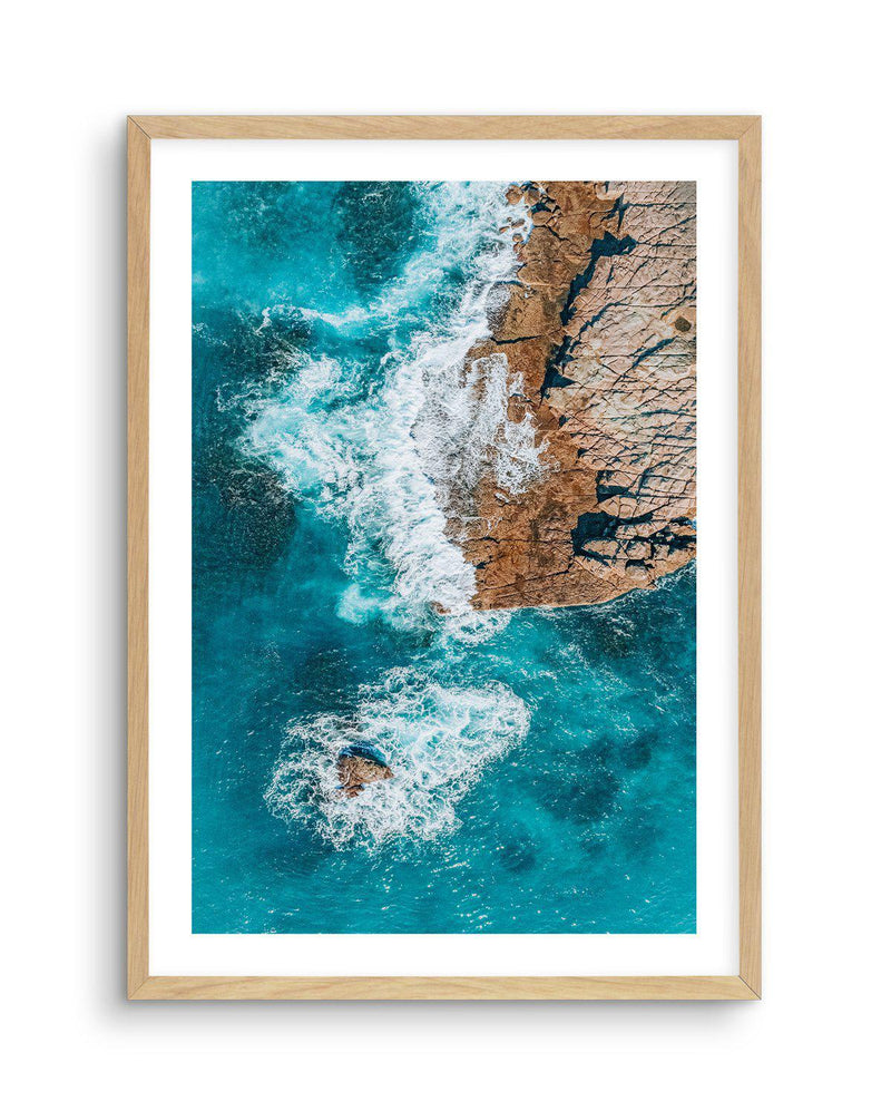 Short Point Headland III Art Print-PRINT-Olive et Oriel-Olive et Oriel-A5 | 5.8" x 8.3" | 14.8 x 21cm-Oak-With White Border-Buy-Australian-Art-Prints-Online-with-Olive-et-Oriel-Your-Artwork-Specialists-Austrailia-Decorate-With-Coastal-Photo-Wall-Art-Prints-From-Our-Beach-House-Artwork-Collection-Fine-Poster-and-Framed-Artwork