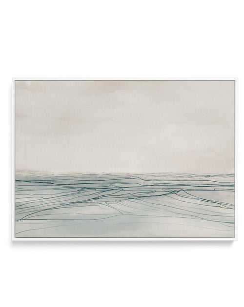 Still Sea by Dan Hobday LS | Framed Canvas-CANVAS-You can shop wall art online with Olive et Oriel for everything from abstract art to fun kids wall art. Our beautiful modern art prints and canvas art are available from large canvas prints to wall art paintings and our proudly Australian artwork collection offers only the highest quality framed large wall art and canvas art Australia - You can buy fashion photography prints or Hampton print posters and paintings on canvas from Olive et Oriel and