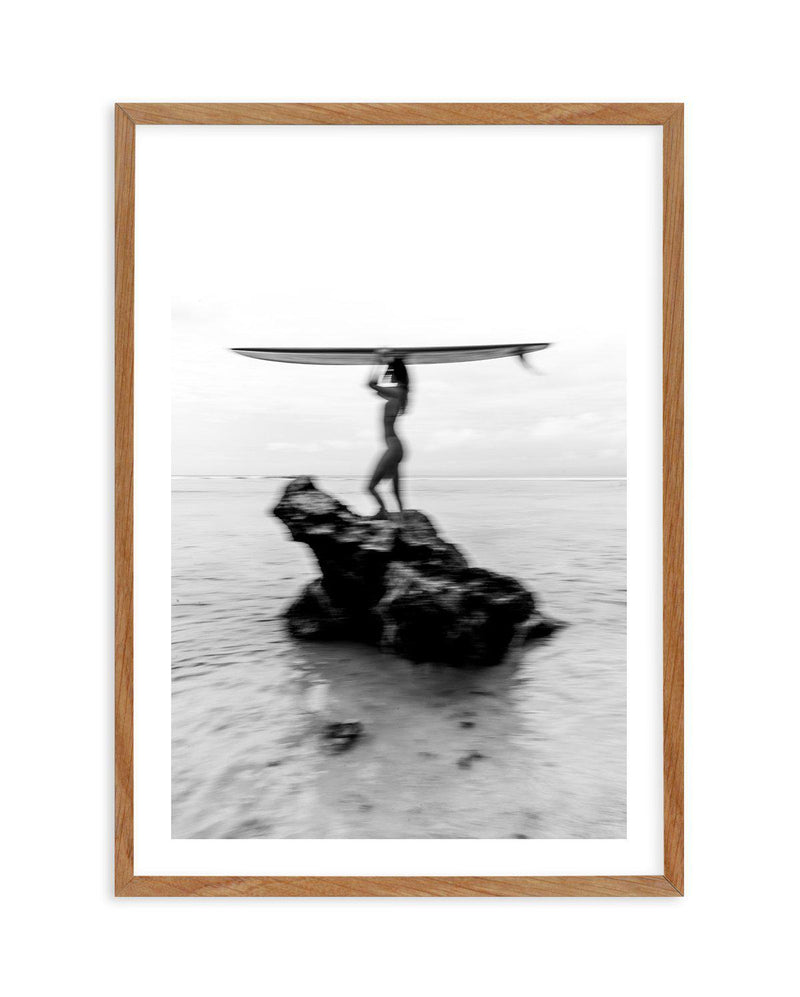 Surf Check by Mario Stefanelli Art Print-PRINT-Olive et Oriel-Mario Stefanelli-50x70 cm | 19.6" x 27.5"-Walnut-With White Border-Buy-Australian-Art-Prints-Online-with-Olive-et-Oriel-Your-Artwork-Specialists-Austrailia-Decorate-With-Coastal-Photo-Wall-Art-Prints-From-Our-Beach-House-Artwork-Collection-Fine-Poster-and-Framed-Artwork