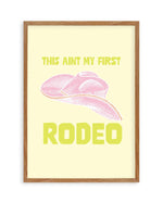 This Ain't My First Rodeo Art Print-PRINT-Olive et Oriel-Olive et Oriel-50x70 cm | 19.6" x 27.5"-Walnut-With White Border-Buy-Australian-Art-Prints-Online-with-Olive-et-Oriel-Your-Artwork-Specialists-Austrailia-Decorate-With-Coastal-Photo-Wall-Art-Prints-From-Our-Beach-House-Artwork-Collection-Fine-Poster-and-Framed-Artwork
