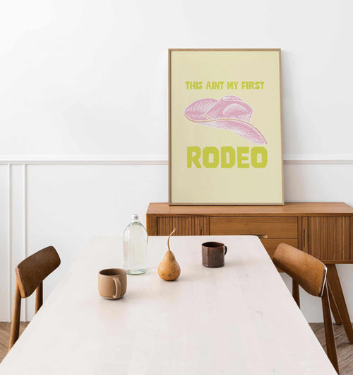 This Ain't My First Rodeo Art Print-PRINT-Olive et Oriel-Olive et Oriel-Buy-Australian-Art-Prints-Online-with-Olive-et-Oriel-Your-Artwork-Specialists-Austrailia-Decorate-With-Coastal-Photo-Wall-Art-Prints-From-Our-Beach-House-Artwork-Collection-Fine-Poster-and-Framed-Artwork