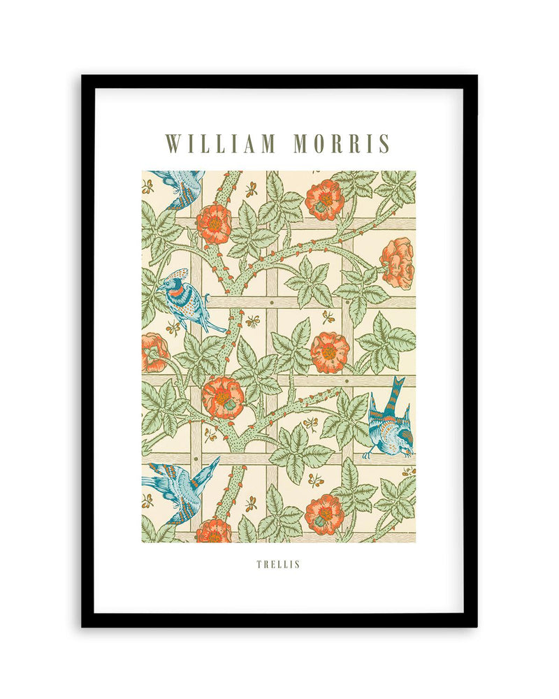 Trellis by William Morris Art Print