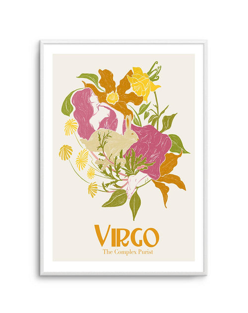 Virgo By Jenny Liz Rome Art Print-PRINT-Olive et Oriel-Olive et Oriel-Buy-Australian-Art-Prints-Online-with-Olive-et-Oriel-Your-Artwork-Specialists-Austrailia-Decorate-With-Coastal-Photo-Wall-Art-Prints-From-Our-Beach-House-Artwork-Collection-Fine-Poster-and-Framed-Artwork