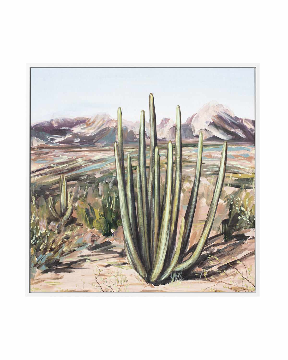 Buy Wild Desert By Mariah Sweetman Framed Canvas Art Print! – Olive Et 