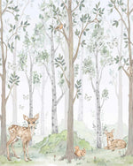 Woodland Forest Animals Wallpaper Mural-Wallpaper-Buy Kids Removable Wallpaper Online Our Custom Made Children‚àö¬¢‚Äö√á¬®‚Äö√ë¬¢s Wallpapers Are A Fun Way To Decorate And Enhance Boys Bedroom Decor And Girls Bedrooms They Are An Amazing Addition To Your Kids Bedroom Walls Our Collection of Kids Wallpaper Is Sure To Transform Your Kids Rooms Interior Style From Pink Wallpaper To Dinosaur Wallpaper Even Marble Wallpapers For Teen Boys Shop Peel And Stick Wallpaper Online Today With Olive et Oriel