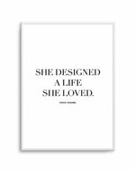 A Life She Loved | Coco Chanel Art Print-PRINT-Olive et Oriel-Olive et Oriel-A5 | 5.8" x 8.3" | 14.8 x 21cm-Unframed Art Print-With White Border-Buy-Australian-Art-Prints-Online-with-Olive-et-Oriel-Your-Artwork-Specialists-Austrailia-Decorate-With-Coastal-Photo-Wall-Art-Prints-From-Our-Beach-House-Artwork-Collection-Fine-Poster-and-Framed-Artwork