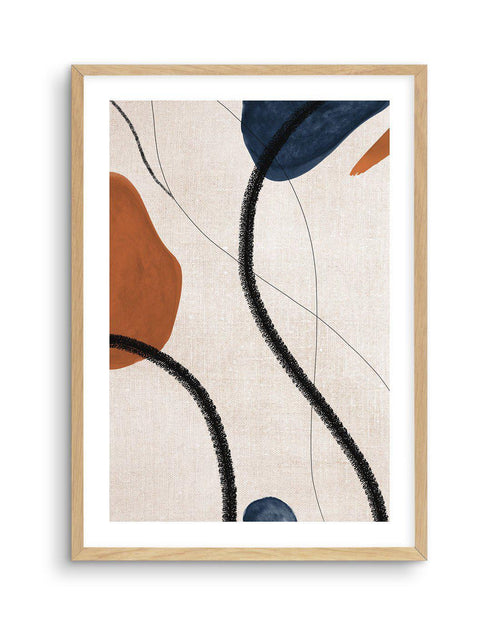Abstract on Linen I Art Print-PRINT-Olive et Oriel-Olive et Oriel-A5 | 5.8" x 8.3" | 14.8 x 21cm-Oak-With White Border-Buy-Australian-Art-Prints-Online-with-Olive-et-Oriel-Your-Artwork-Specialists-Austrailia-Decorate-With-Coastal-Photo-Wall-Art-Prints-From-Our-Beach-House-Artwork-Collection-Fine-Poster-and-Framed-Artwork