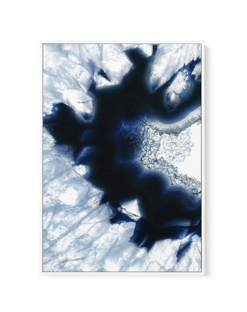 Blue Agate I | Framed Canvas-CANVAS-You can shop wall art online with Olive et Oriel for everything from abstract art to fun kids wall art. Our beautiful modern art prints and canvas art are available from large canvas prints to wall art paintings and our proudly Australian artwork collection offers only the highest quality framed large wall art and canvas art Australia - You can buy fashion photography prints or Hampton print posters and paintings on canvas from Olive et Oriel and have them del