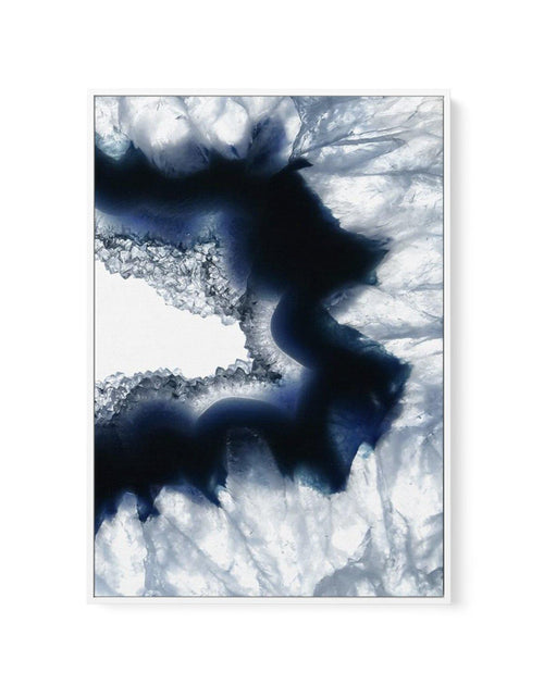 Blue Agate II | Framed Canvas-CANVAS-You can shop wall art online with Olive et Oriel for everything from abstract art to fun kids wall art. Our beautiful modern art prints and canvas art are available from large canvas prints to wall art paintings and our proudly Australian artwork collection offers only the highest quality framed large wall art and canvas art Australia - You can buy fashion photography prints or Hampton print posters and paintings on canvas from Olive et Oriel and have them de