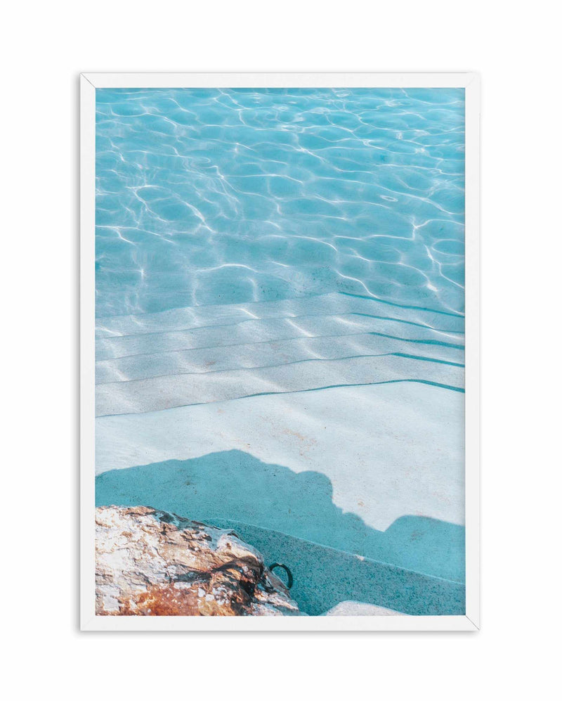 Bronte Pool Abstract II Art Print-PRINT-Olive et Oriel-Olive et Oriel-A5 | 5.8" x 8.3" | 14.8 x 21cm-White-With White Border-Buy-Australian-Art-Prints-Online-with-Olive-et-Oriel-Your-Artwork-Specialists-Austrailia-Decorate-With-Coastal-Photo-Wall-Art-Prints-From-Our-Beach-House-Artwork-Collection-Fine-Poster-and-Framed-Artwork