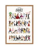Dance | Draw Me A Song Collection Art Print-PRINT-Olive et Oriel-Olive et Oriel-50x70 cm | 19.6" x 27.5"-Walnut-With White Border-Buy-Australian-Art-Prints-Online-with-Olive-et-Oriel-Your-Artwork-Specialists-Austrailia-Decorate-With-Coastal-Photo-Wall-Art-Prints-From-Our-Beach-House-Artwork-Collection-Fine-Poster-and-Framed-Artwork