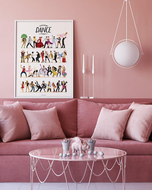 Dance | Draw Me A Song Collection Art Print-PRINT-Olive et Oriel-Olive et Oriel-Buy-Australian-Art-Prints-Online-with-Olive-et-Oriel-Your-Artwork-Specialists-Austrailia-Decorate-With-Coastal-Photo-Wall-Art-Prints-From-Our-Beach-House-Artwork-Collection-Fine-Poster-and-Framed-Artwork
