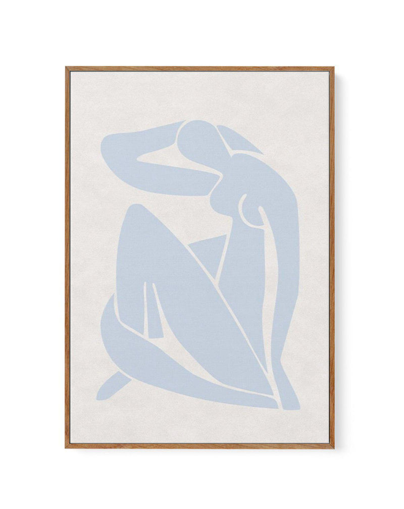 Decoupes Femme | Blue | Framed Canvas-CANVAS-You can shop wall art online with Olive et Oriel for everything from abstract art to fun kids wall art. Our beautiful modern art prints and canvas art are available from large canvas prints to wall art paintings and our proudly Australian artwork collection offers only the highest quality framed large wall art and canvas art Australia - You can buy fashion photography prints or Hampton print posters and paintings on canvas from Olive et Oriel and have