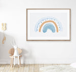 Dreamy Rainbow on Linen | LS Art Print-PRINT-Olive et Oriel-Olive et Oriel-Buy-Australian-Art-Prints-Online-with-Olive-et-Oriel-Your-Artwork-Specialists-Austrailia-Decorate-With-Coastal-Photo-Wall-Art-Prints-From-Our-Beach-House-Artwork-Collection-Fine-Poster-and-Framed-Artwork