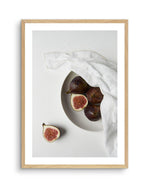 Figs Art Print-PRINT-Olive et Oriel-Olive et Oriel-A5 | 5.8" x 8.3" | 14.8 x 21cm-Oak-With White Border-Buy-Australian-Art-Prints-Online-with-Olive-et-Oriel-Your-Artwork-Specialists-Austrailia-Decorate-With-Coastal-Photo-Wall-Art-Prints-From-Our-Beach-House-Artwork-Collection-Fine-Poster-and-Framed-Artwork