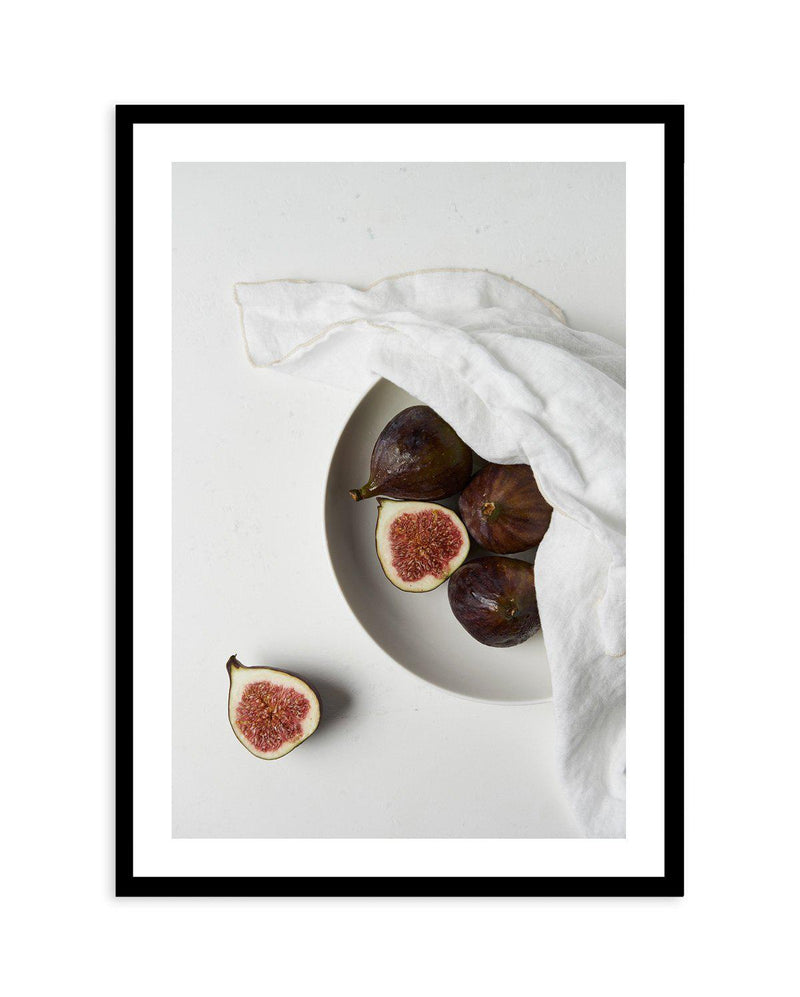 Figs Art Print-PRINT-Olive et Oriel-Olive et Oriel-A5 | 5.8" x 8.3" | 14.8 x 21cm-Black-With White Border-Buy-Australian-Art-Prints-Online-with-Olive-et-Oriel-Your-Artwork-Specialists-Austrailia-Decorate-With-Coastal-Photo-Wall-Art-Prints-From-Our-Beach-House-Artwork-Collection-Fine-Poster-and-Framed-Artwork