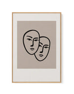 Forme Du Visage I | Framed Canvas-CANVAS-You can shop wall art online with Olive et Oriel for everything from abstract art to fun kids wall art. Our beautiful modern art prints and canvas art are available from large canvas prints to wall art paintings and our proudly Australian artwork collection offers only the highest quality framed large wall art and canvas art Australia - You can buy fashion photography prints or Hampton print posters and paintings on canvas from Olive et Oriel and have the