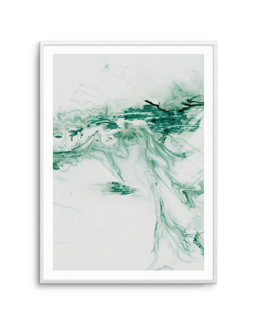 Green Abstract II Art Print-PRINT-Olive et Oriel-Olive et Oriel-A4 | 8.3" x 11.7" | 21 x 29.7cm-Unframed Art Print-With White Border-Buy-Australian-Art-Prints-Online-with-Olive-et-Oriel-Your-Artwork-Specialists-Austrailia-Decorate-With-Coastal-Photo-Wall-Art-Prints-From-Our-Beach-House-Artwork-Collection-Fine-Poster-and-Framed-Artwork