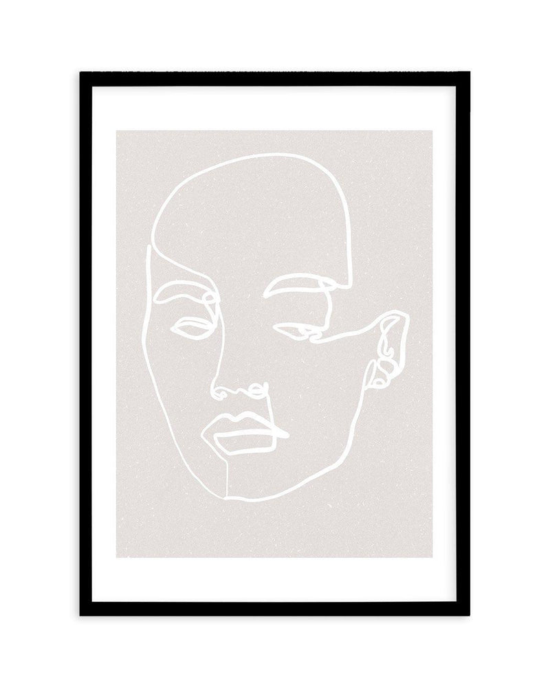 Her Contours I | Stone Art Print-PRINT-Olive et Oriel-Olive et Oriel-A4 | 8.3" x 11.7" | 21 x 29.7cm-Black-With White Border-Buy-Australian-Art-Prints-Online-with-Olive-et-Oriel-Your-Artwork-Specialists-Austrailia-Decorate-With-Coastal-Photo-Wall-Art-Prints-From-Our-Beach-House-Artwork-Collection-Fine-Poster-and-Framed-Artwork
