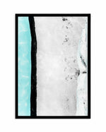 Icebergs Abstract I Art Print-PRINT-Olive et Oriel-Olive et Oriel-A4 | 8.3" x 11.7" | 21 x 29.7cm-Black-With White Border-Buy-Australian-Art-Prints-Online-with-Olive-et-Oriel-Your-Artwork-Specialists-Austrailia-Decorate-With-Coastal-Photo-Wall-Art-Prints-From-Our-Beach-House-Artwork-Collection-Fine-Poster-and-Framed-Artwork