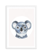 Koala Art Print-PRINT-Olive et Oriel-Olive et Oriel-A5 | 5.8" x 8.3" | 14.8 x 21cm-White-With White Border-Buy-Australian-Art-Prints-Online-with-Olive-et-Oriel-Your-Artwork-Specialists-Austrailia-Decorate-With-Coastal-Photo-Wall-Art-Prints-From-Our-Beach-House-Artwork-Collection-Fine-Poster-and-Framed-Artwork