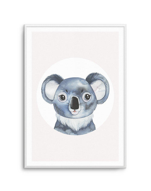 Koala Art Print-PRINT-Olive et Oriel-Olive et Oriel-A5 | 5.8" x 8.3" | 14.8 x 21cm-Unframed Art Print-With White Border-Buy-Australian-Art-Prints-Online-with-Olive-et-Oriel-Your-Artwork-Specialists-Austrailia-Decorate-With-Coastal-Photo-Wall-Art-Prints-From-Our-Beach-House-Artwork-Collection-Fine-Poster-and-Framed-Artwork