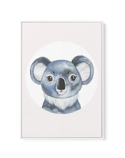 Koala | Framed Canvas-CANVAS-You can shop wall art online with Olive et Oriel for everything from abstract art to fun kids wall art. Our beautiful modern art prints and canvas art are available from large canvas prints to wall art paintings and our proudly Australian artwork collection offers only the highest quality framed large wall art and canvas art Australia - You can buy fashion photography prints or Hampton print posters and paintings on canvas from Olive et Oriel and have them delivered 