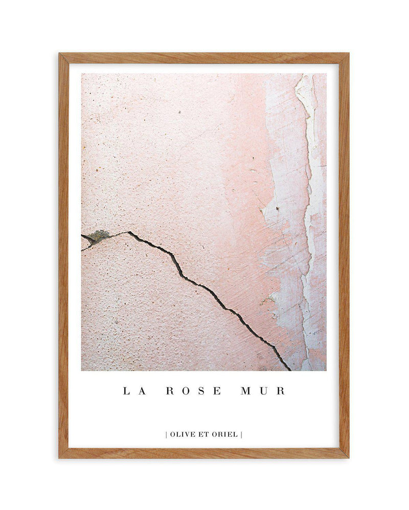 La Rose Mur Art Print-PRINT-Olive et Oriel-Olive et Oriel-50x70 cm | 19.6" x 27.5"-Walnut-With White Border-Buy-Australian-Art-Prints-Online-with-Olive-et-Oriel-Your-Artwork-Specialists-Austrailia-Decorate-With-Coastal-Photo-Wall-Art-Prints-From-Our-Beach-House-Artwork-Collection-Fine-Poster-and-Framed-Artwork