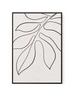 Leaf Line Art II | Framed Canvas-CANVAS-You can shop wall art online with Olive et Oriel for everything from abstract art to fun kids wall art. Our beautiful modern art prints and canvas art are available from large canvas prints to wall art paintings and our proudly Australian artwork collection offers only the highest quality framed large wall art and canvas art Australia - You can buy fashion photography prints or Hampton print posters and paintings on canvas from Olive et Oriel and have them