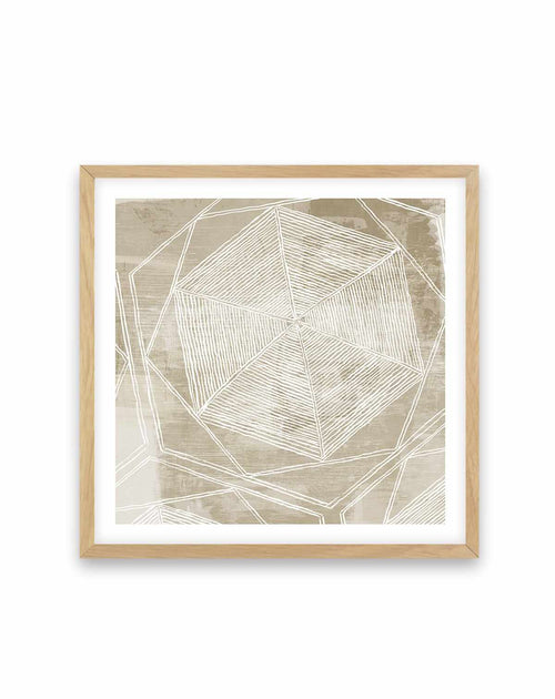 Linear Abstract II Square Art Print