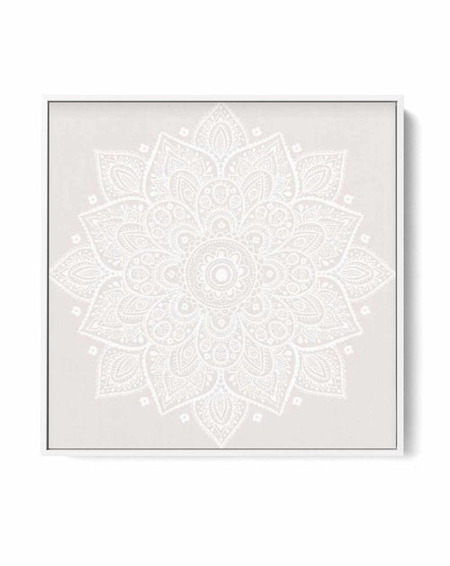 Mandala | Muted Blush SQ | Framed Canvas-CANVAS-You can shop wall art online with Olive et Oriel for everything from abstract art to fun kids wall art. Our beautiful modern art prints and canvas art are available from large canvas prints to wall art paintings and our proudly Australian artwork collection offers only the highest quality framed large wall art and canvas art Australia - You can buy fashion photography prints or Hampton print posters and paintings on canvas from Olive et Oriel and h