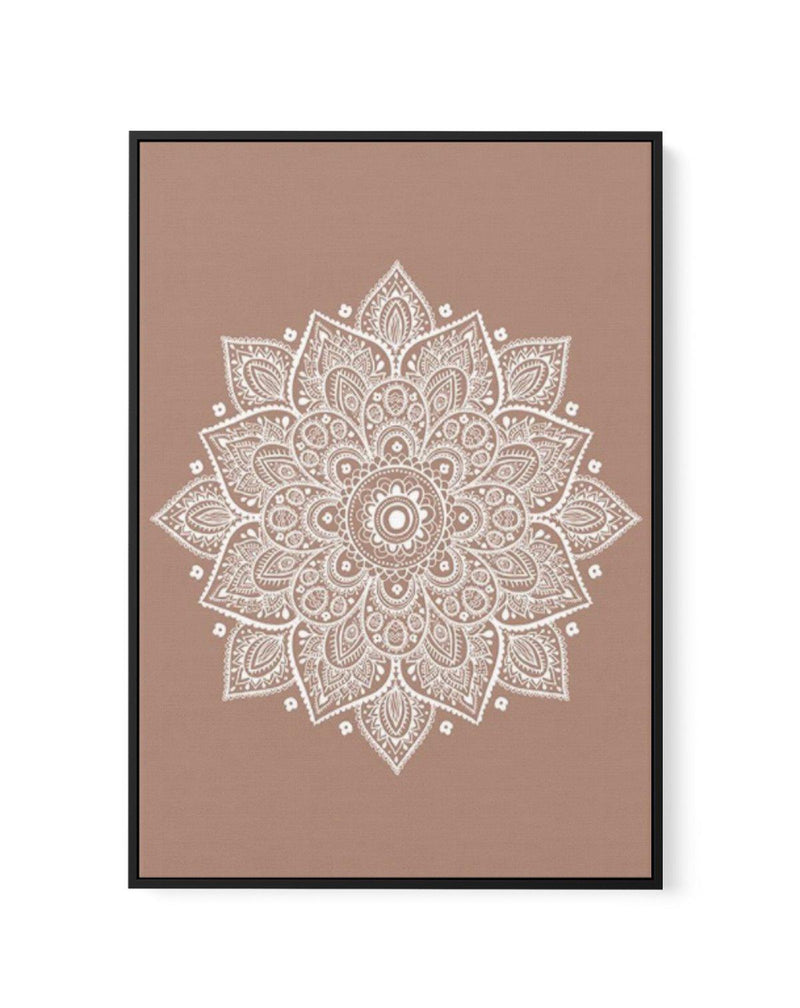Mandala | Sienna | Framed Canvas-CANVAS-You can shop wall art online with Olive et Oriel for everything from abstract art to fun kids wall art. Our beautiful modern art prints and canvas art are available from large canvas prints to wall art paintings and our proudly Australian artwork collection offers only the highest quality framed large wall art and canvas art Australia - You can buy fashion photography prints or Hampton print posters and paintings on canvas from Olive et Oriel and have them