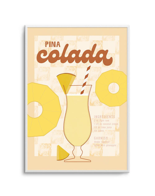 Pina Colada Art Print-PRINT-Olive et Oriel-Olive et Oriel-Buy-Australian-Art-Prints-Online-with-Olive-et-Oriel-Your-Artwork-Specialists-Austrailia-Decorate-With-Coastal-Photo-Wall-Art-Prints-From-Our-Beach-House-Artwork-Collection-Fine-Poster-and-Framed-Artwork