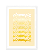 Pineapple Art Print-PRINT-Olive et Oriel-Olive et Oriel-A5 | 5.8" x 8.3" | 14.8 x 21cm-White-With White Border-Buy-Australian-Art-Prints-Online-with-Olive-et-Oriel-Your-Artwork-Specialists-Austrailia-Decorate-With-Coastal-Photo-Wall-Art-Prints-From-Our-Beach-House-Artwork-Collection-Fine-Poster-and-Framed-Artwork