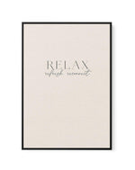 Relax. Refresh. Reconnect. | Framed Canvas-CANVAS-You can shop wall art online with Olive et Oriel for everything from abstract art to fun kids wall art. Our beautiful modern art prints and canvas art are available from large canvas prints to wall art paintings and our proudly Australian artwork collection offers only the highest quality framed large wall art and canvas art Australia - You can buy fashion photography prints or Hampton print posters and paintings on canvas from Olive et Oriel and