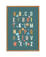 Solar Alphabet Art Print-PRINT-Olive et Oriel-Olive et Oriel-50x70 cm | 19.6" x 27.5"-Walnut-With White Border-Buy-Australian-Art-Prints-Online-with-Olive-et-Oriel-Your-Artwork-Specialists-Austrailia-Decorate-With-Coastal-Photo-Wall-Art-Prints-From-Our-Beach-House-Artwork-Collection-Fine-Poster-and-Framed-Artwork