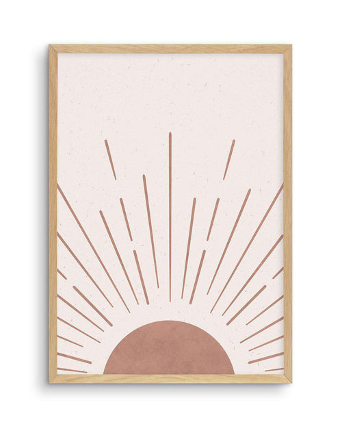 Vintage Sunset Art Print-PRINT-Olive et Oriel-Olive et Oriel-A5 | 5.8" x 8.3" | 14.8 x 21cm-Oak-With White Border-Buy-Australian-Art-Prints-Online-with-Olive-et-Oriel-Your-Artwork-Specialists-Austrailia-Decorate-With-Coastal-Photo-Wall-Art-Prints-From-Our-Beach-House-Artwork-Collection-Fine-Poster-and-Framed-Artwork