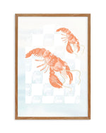 You Are My Lobster Art Print-PRINT-Olive et Oriel-Olive et Oriel-50x70 cm | 19.6" x 27.5"-Walnut-With White Border-Buy-Australian-Art-Prints-Online-with-Olive-et-Oriel-Your-Artwork-Specialists-Austrailia-Decorate-With-Coastal-Photo-Wall-Art-Prints-From-Our-Beach-House-Artwork-Collection-Fine-Poster-and-Framed-Artwork