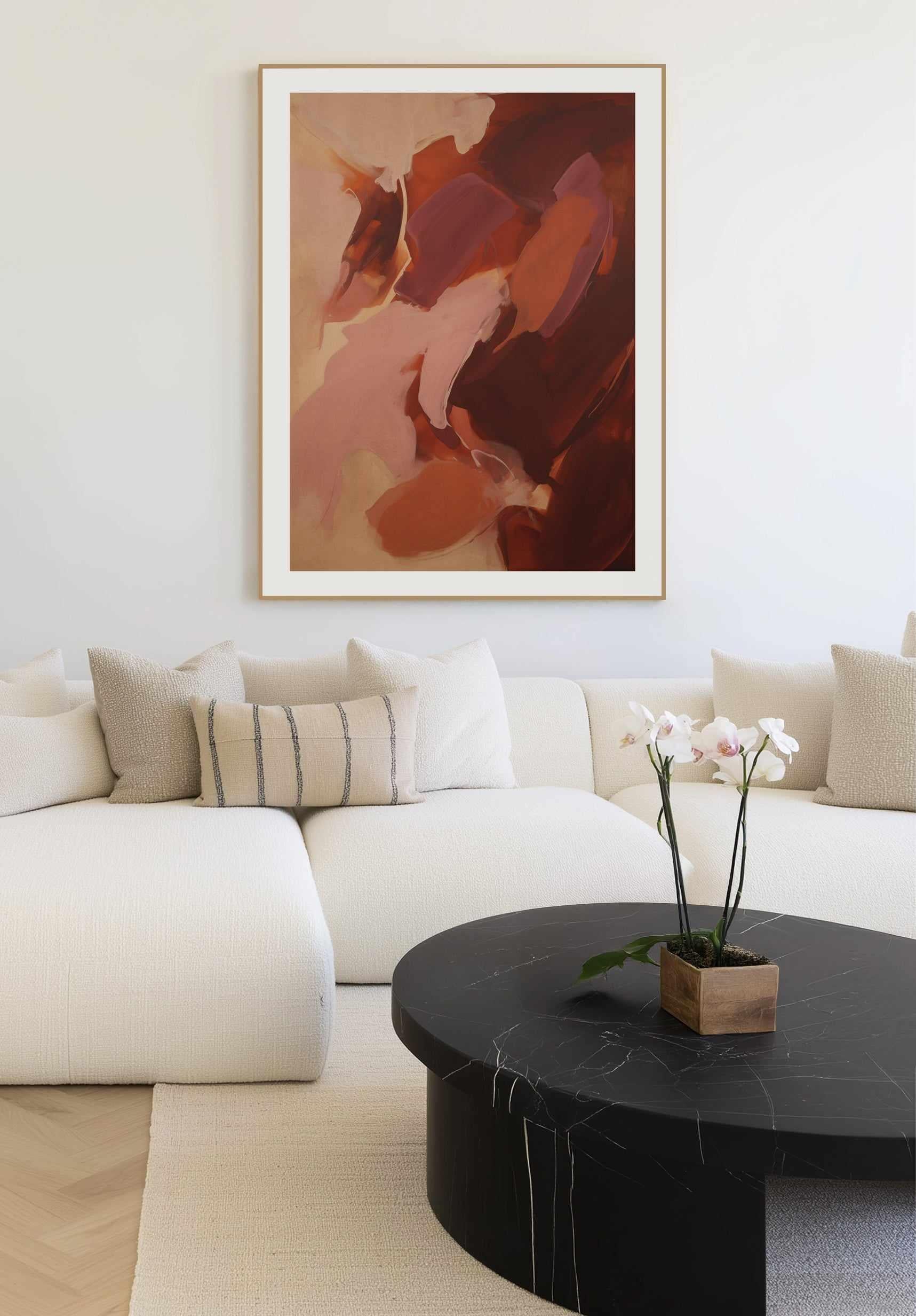 Abstract Art for Bedrooms: Choosing Work That Helps a Room Rest