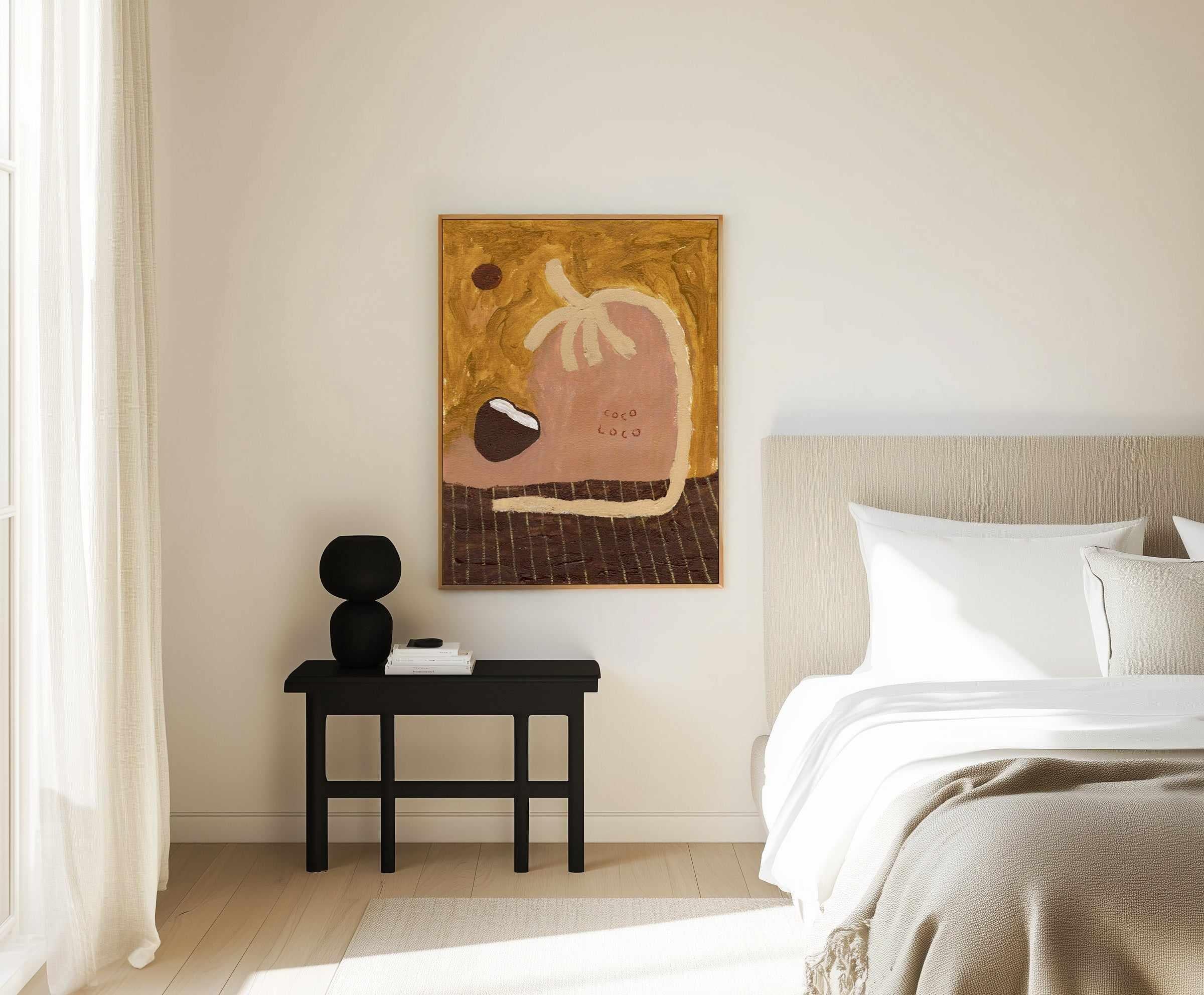 How to Perfectly Size Wall Art Above an Australian King Bed