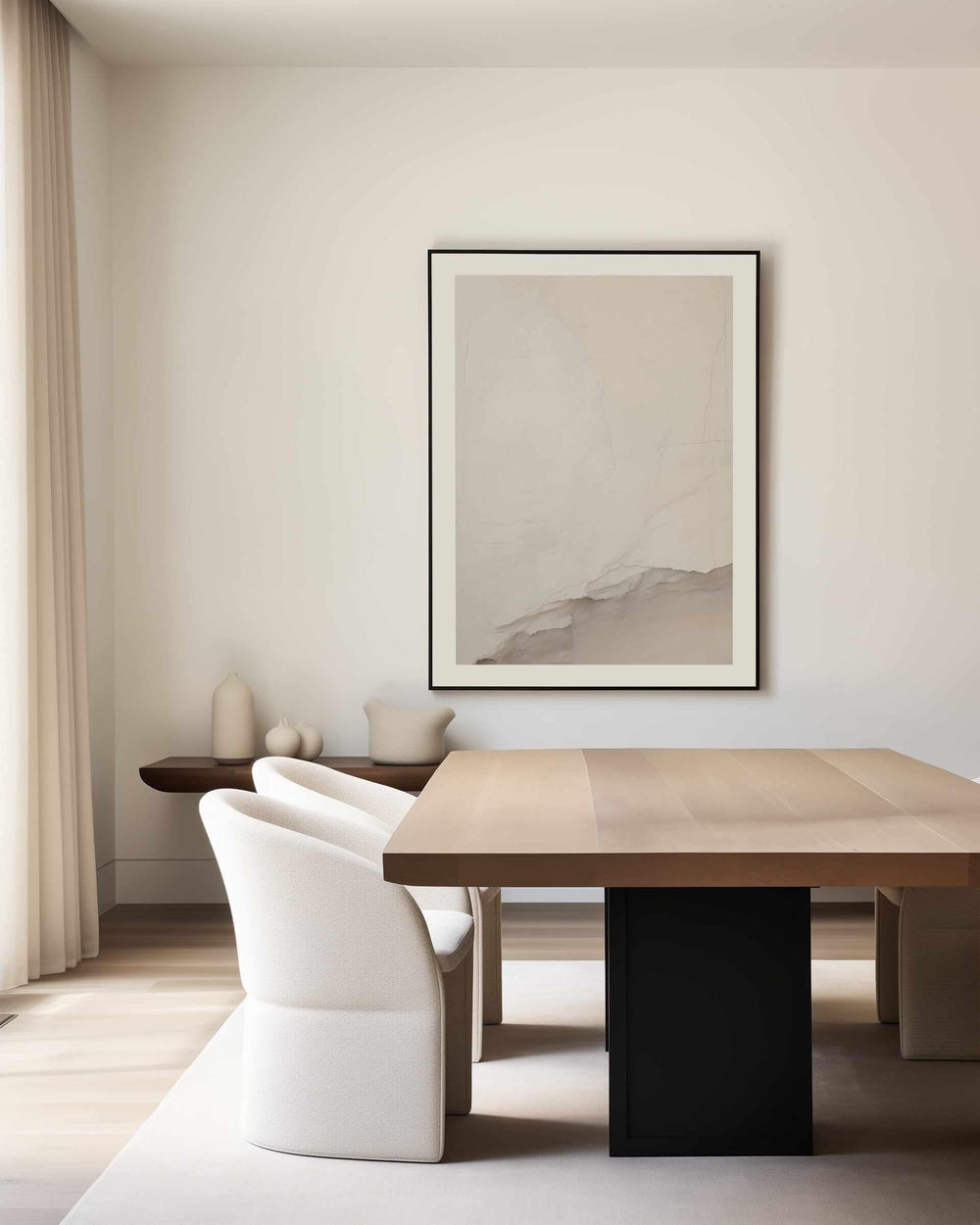 Large Statement Art for Luxury Homes: The Wall That Carries the House