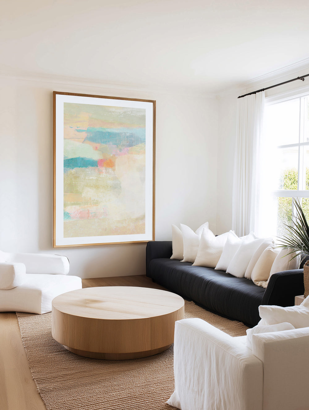 Neutral Wall Art: Buying With Intent From Oat to Warm Charcoal