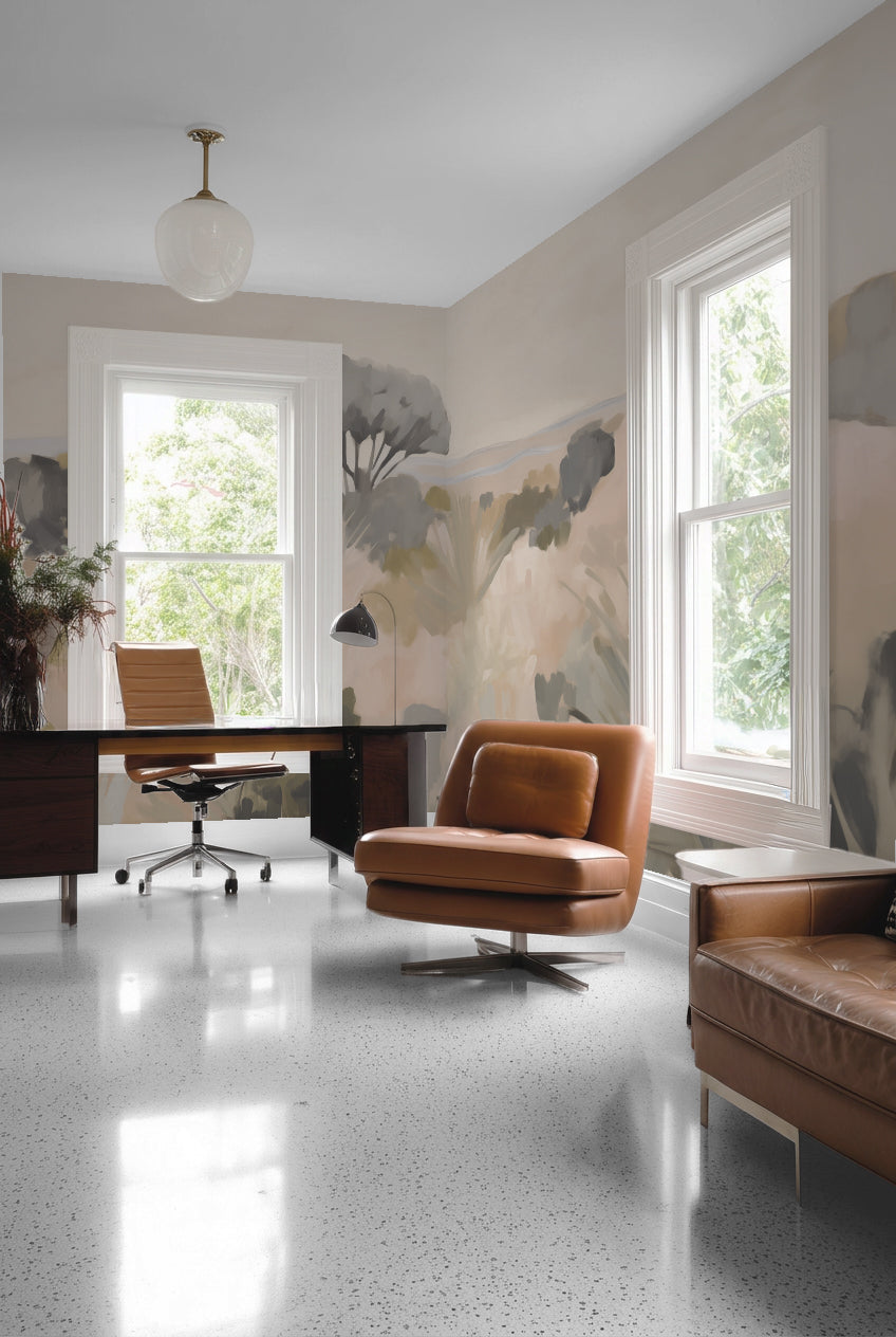 Home Office Wall Art & Wallpaper: Ideas That Work