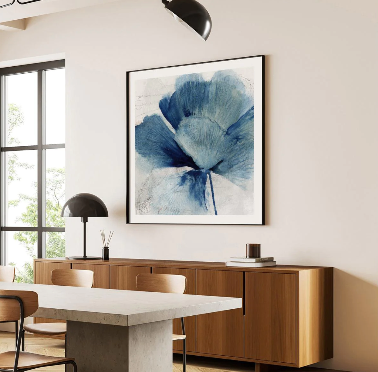 Blue Abstract Art Paintings - Art prints with Olive et Oriel - Buy Blue Abstract Painting wall art prints & extra large wall art or canvas art for your home. Our modern contemporary artwork offers professional art print poster and framing services
