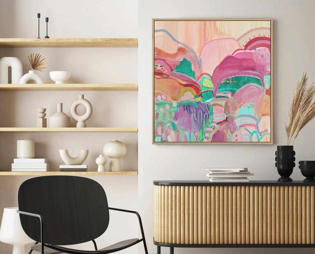 Shop Quality Framed Abstract Canvas Wall Art Australia online with Olive et Oriel