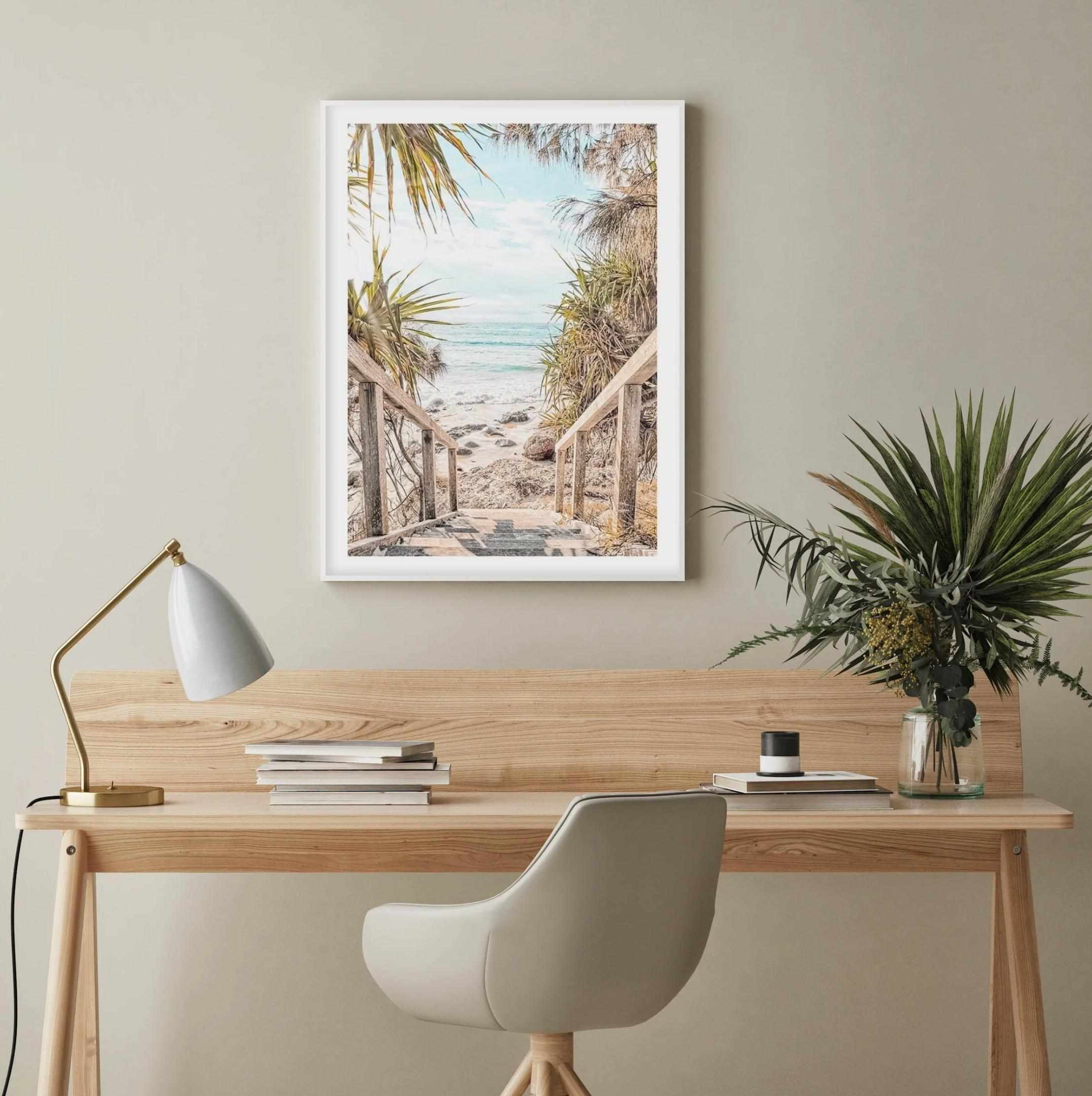 Home Office Wall Art Prints with Olive et Oriel - Buy office artwork online and transform your office or study into something inspiring with motivational art prints. Our modern contemporary NSW art gallery offers professional framing services.