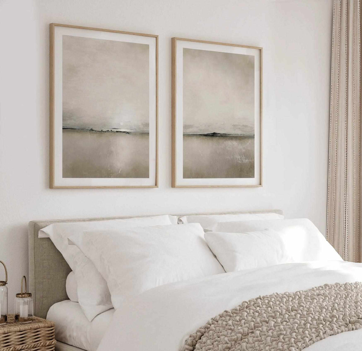 neutral beige kitchen prints, dining room prints, set... Neutral Wall Art Prints & Beige Abstract Art Online with Olive et Oriel