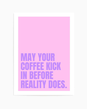 May Your Coffee Kick In by Athene Fritsch | Art Print from Olive et Oriel where you can shop wallpaper and artworks online